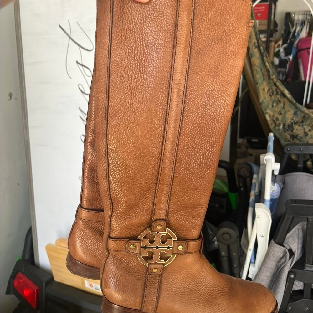 Tory Burch Brown Heeled Boots